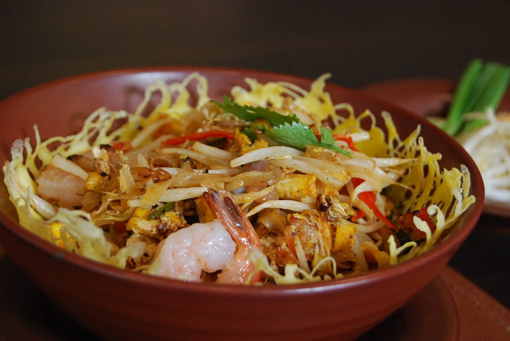 Famous Thai dish “Pad Thai”.